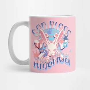 God bless America - rabbit tshirt 2023 Mug